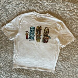 NEW! Tommy Bahama Graphic T-shirt “Tiki Colada” In White Mens size Small NWOT